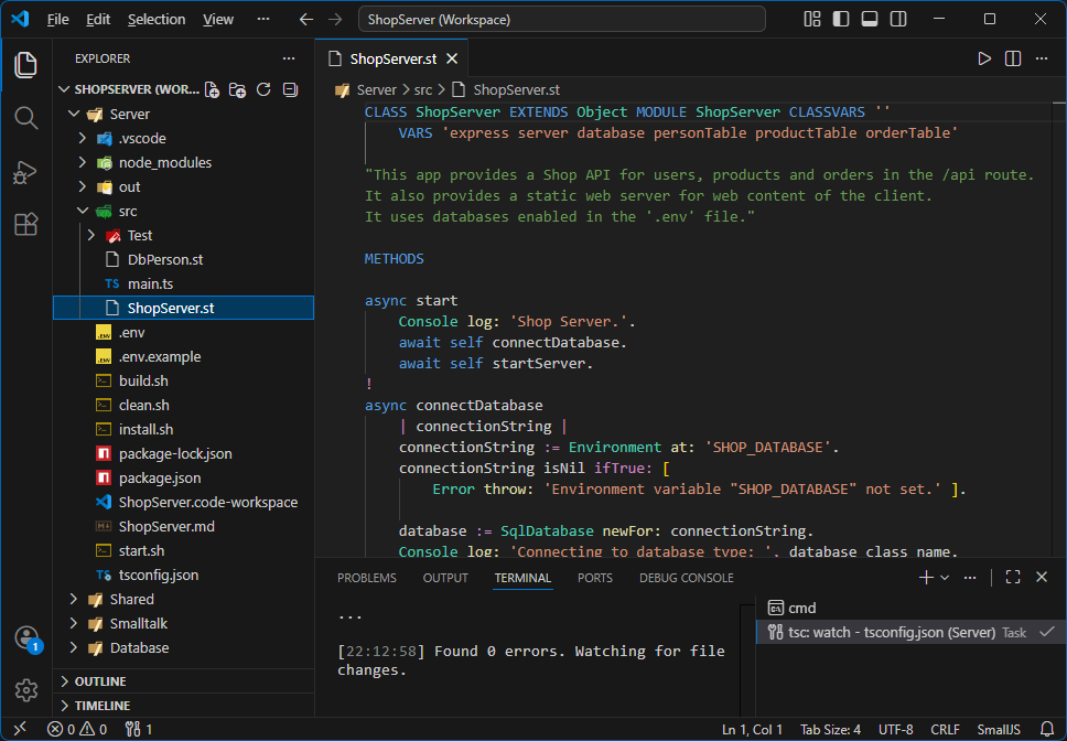 SmallJS - Tutorial